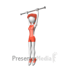 Woman Pull Ups PowerPoint animation