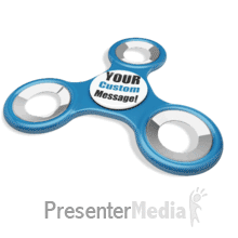 Fidget Spinner Custom PowerPoint animation