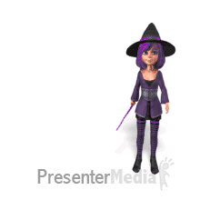 Witch Magic Wand Reveal PowerPoint animation