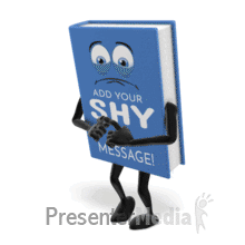 Book Being Shy PowerPoint animation