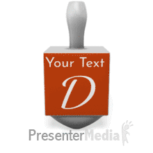 Dreidel Spin PowerPoint animation