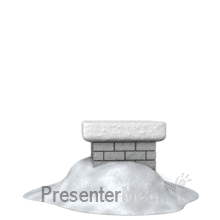 Santa Chimney Reveal Sign PowerPoint animation