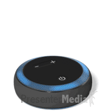 Smart Voice Device Custom PowerPoint animation
