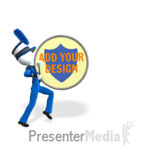 Marching Band Drum Custom PowerPoint animation