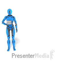 Robot Setup Sign Custom PowerPoint animation