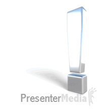 Chrome Exclamation Mark Spin PowerPoint animation