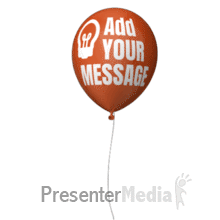 Balloon Flying PowerPoint animation