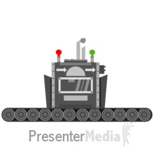 Conveyor Belt Machine PowerPoint animation