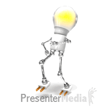 Light Bob Jogging Confident PowerPoint animation