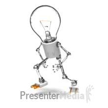 Light Bob Jogging Struggling PowerPoint animation