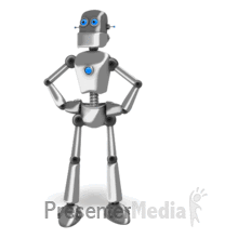 Retro Robot Custom Sign PowerPoint animation