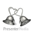 Wedding Heart Bells Presentation clipart