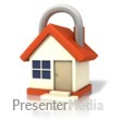 House Lock Closeup Presentation clipart