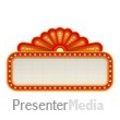 Classic Movie Theater Marquee - Presentation Clipart
