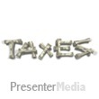 Spelling Taxes with Money Presentation clipart