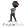Stick Figure Standing Proud Presentation clipart