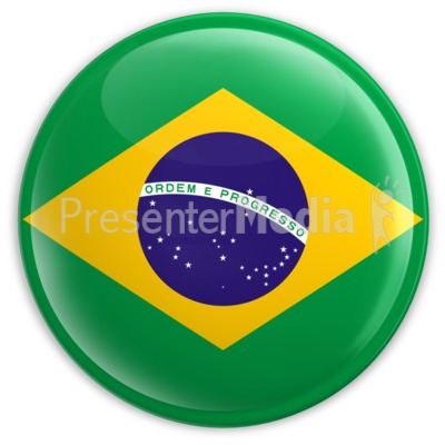 brazilian flag wave - a powerpoint template from presentermedia brazilian flag wave - a powerpoint template from presentermedia, Presentation templates