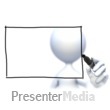 Stick Figure Box Insert Text Presentation clipart