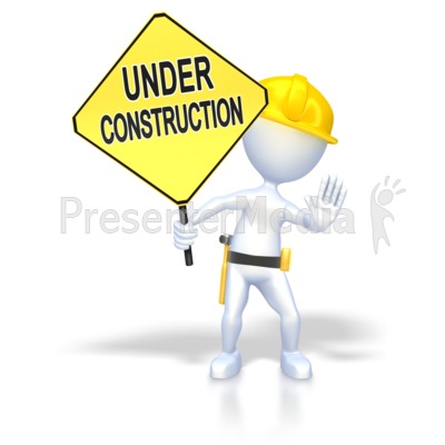 Under Construction Presentation clipart