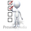 Stick Figure Drawing Checklist - Presentation Clipart