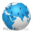 Global Stick Figure Europe Africa Asia Presentation clipart