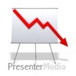 Financial Graph Decrease Presentation clipart