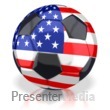 American Soccer Ball  Presentation clipart