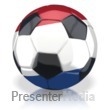 Netherlands Soccer Ball Presentation clipart