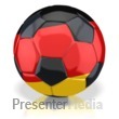 Germany Soccer Ball  Presentation clipart