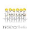 Stick Figure Construction Group Presentation clipart