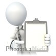 Doctor Holding Blank Chart - Presentation Clipart