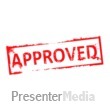 Approved Rubber Stamp - Presentation Clipart