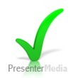 Check Mark Green - Presentation Clipart