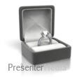 Diamond Ring White Gold - Silver Presentation clipart