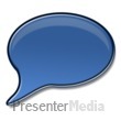 Shiny Answer or Speech Bubble  Presentation clipart