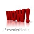 Big WOW text Presentation clipart