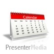 Desk Calendar Month - Presentation Clipart