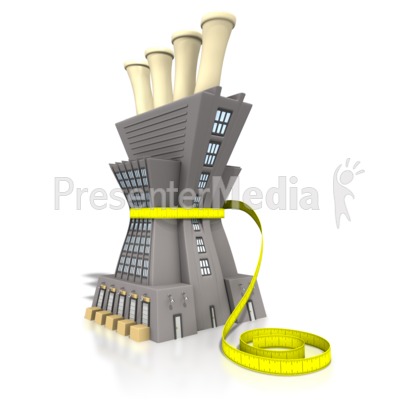 Lean Manufacturing Tape Measure Presentation clipart