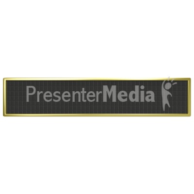 Blank Digital Panel Presentation clipart