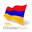 Armenia Flag Presentation clipart