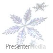 Three Snowflakes - Presentation Clipart