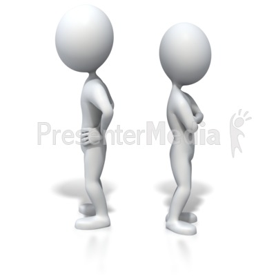 Stick Figures Angry Toward Other Home And Lifestyle Great Clipart For Presentations Www Presenter Medi