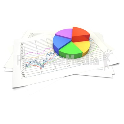 Circular Pie Chart Data Sheet Presentation clipart