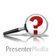 Magnify Question Mark - Presentation Clipart