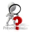 Stick Figure Searching For Answers - Presentation Clipart