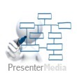 Stick Figure Fill In The Boxes - Presentation Clipart