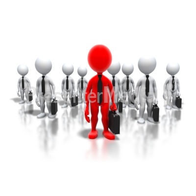 Business Professionals Leader Presentation clipart