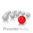 Ball Stand Out Presentation clipart