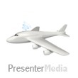 Wireless Airplane Communication Presentation clipart