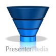 Four Stage Funnel Presentation clipart